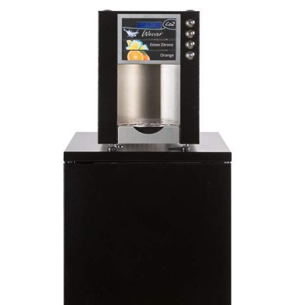 trinkForm® Getränkeautomaten mit Unterschrank und Auswahl für CO2-Wasser, Zitrusgetränke und Orange