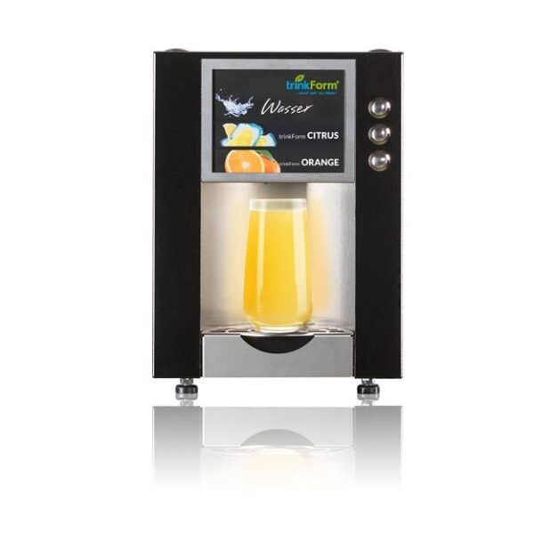trinkForm® Modell SLIM 2 ECO Getränkeautomat für gekühlte Getränke mit intuitiver Bedienung